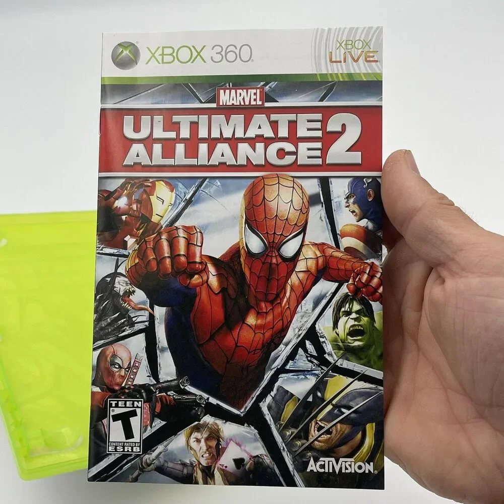 Marvel: Ultimate Alliance 2 (Xbox 360) Complete CIB W/ Manual Tested NEAR MINT